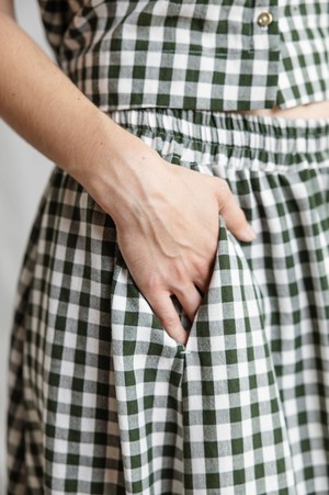 Baumwoll Maxirock Jharna Checks from Jyoti - Fair Works