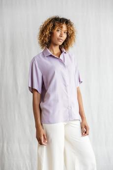 Ecovero Shirt Nehani Flieder via Jyoti - Fair Works