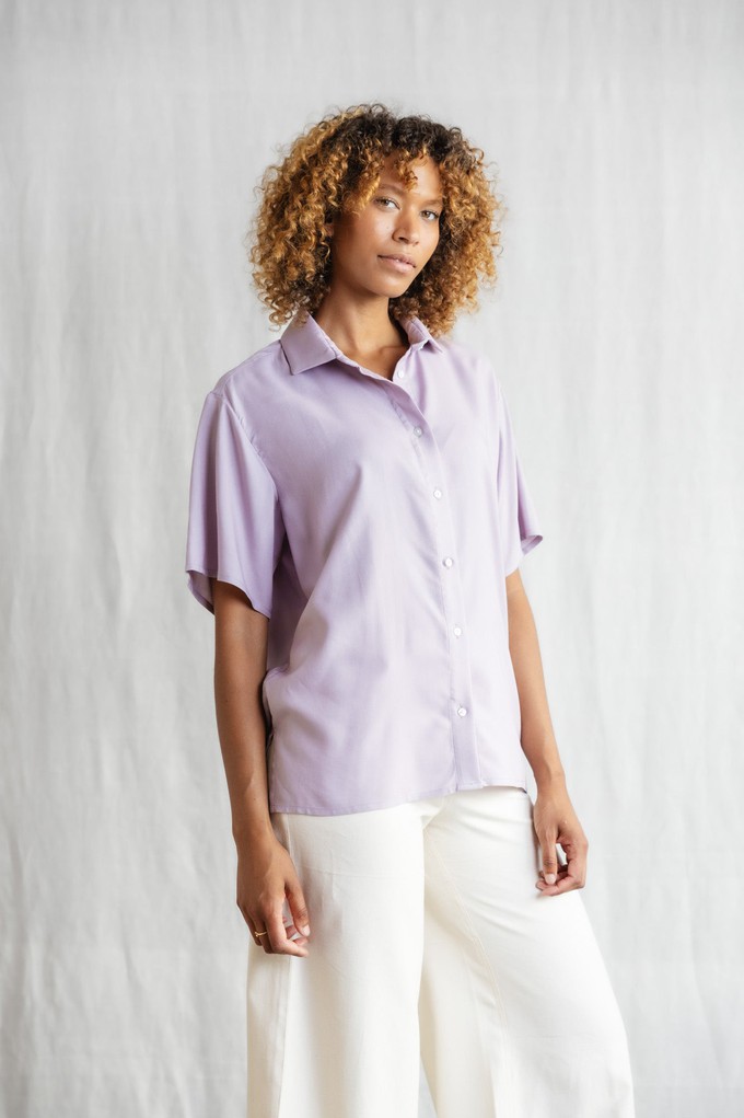 Ecovero Shirt Nehani Flieder from Jyoti - Fair Works