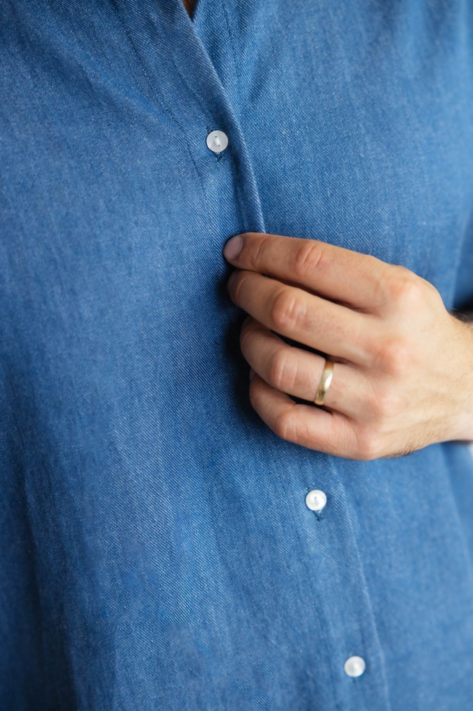 Bio-Baumwoll Shirt Nehani Denim from Jyoti - Fair Works