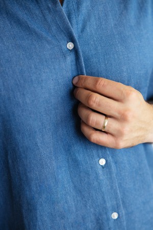 Bio-Baumwoll Shirt Nehani Denim from Jyoti - Fair Works