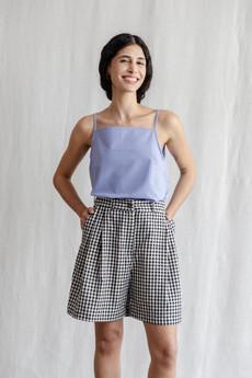 Bio-Baumwoll Shorts Kamalia Kariert via Jyoti - Fair Works
