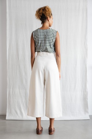 Bio-Baumwoll Culotte Awasi Ecru from Jyoti - Fair Works