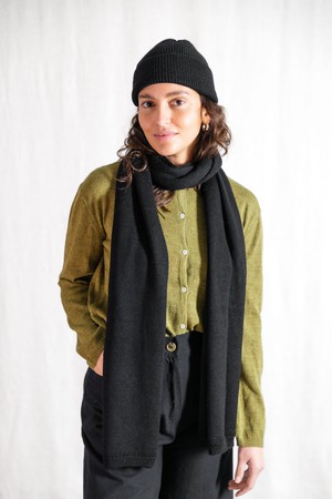 Baby-Alpaka Mütze Tarma Schwarz from Jyoti - Fair Works