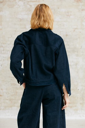 Bio-Baumwollcord Jacke Khajani Nachtblau from Jyoti - Fair Works Bio-Baumwollcord Jacke Khajani Nachtblau from Jyoti - Fair Works