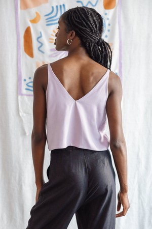 Ecovero Croptop Iya Flieder from Jyoti - Fair Works