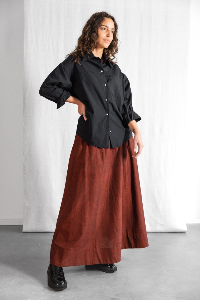 Bio-Baumwoll Maxirock Jharna Rum-Rosine from Jyoti - Fair Works