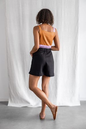 Bio-Baumwoll Shorts Sitaar Schwarz from Jyoti - Fair Works