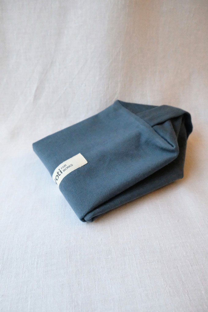 Baumwoll Kulturtasche Phavvaara Ozean from Jyoti - Fair Works