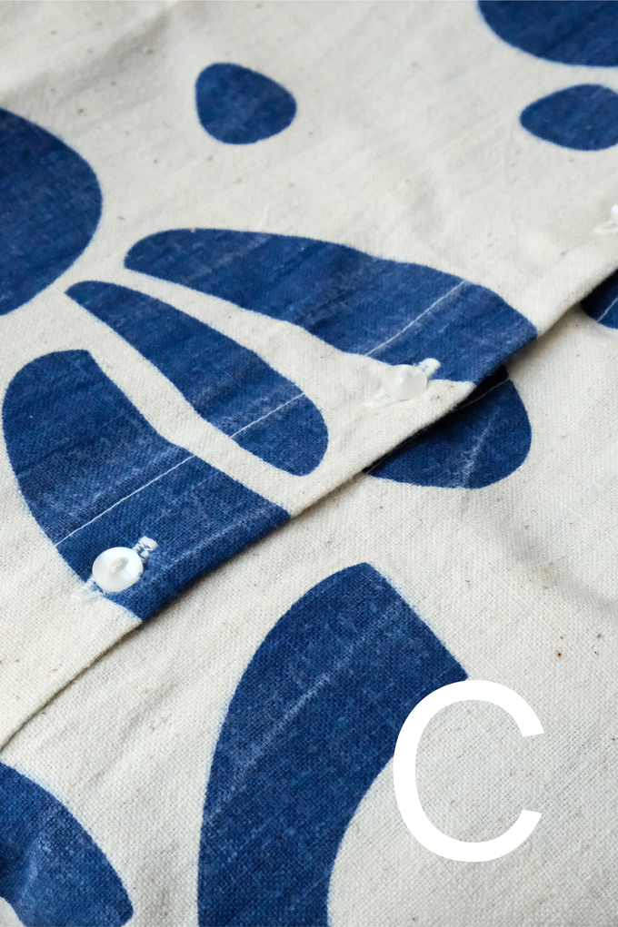 Bio-Baumwoll Top Diyan Print Atlantik from Jyoti - Fair Works