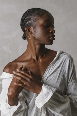 Ohrring Jaivik Messing from Jyoti - Fair Works