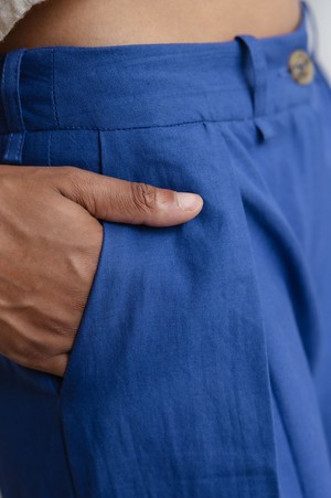 Bio-Baumwoll Hose Meghana Kobaltblau from Jyoti - Fair Works