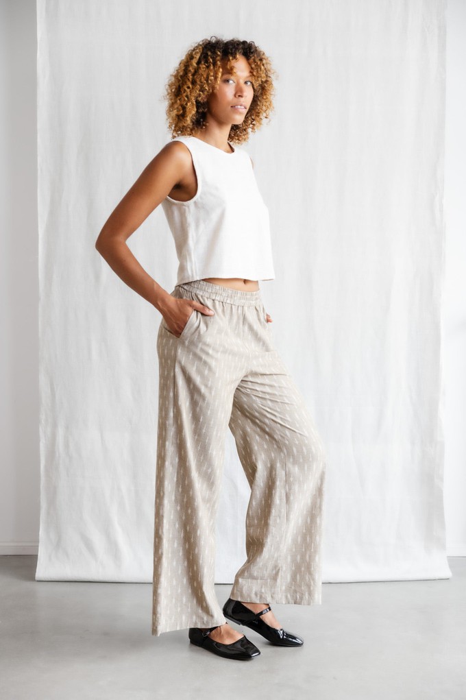 Bio-Baumwoll Hose Jayan Ikat from Jyoti - Fair Works