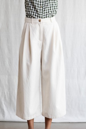 Bio-Baumwoll Culotte Awasi Ecru from Jyoti - Fair Works