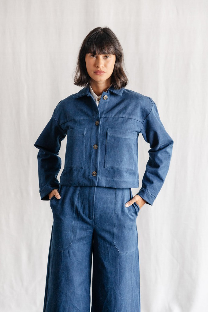 Bio-Baumwolldenim Shacket Mayur Denim from Jyoti - Fair Works