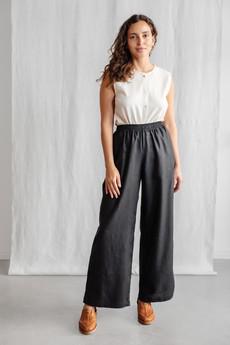 Hanf/Tencel Hose Jayan Schwarz via Jyoti - Fair Works