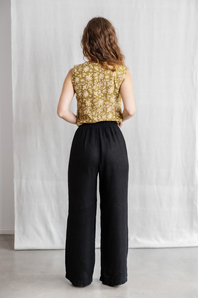 Hanf/Tencel Hose Jayan Schwarz from Jyoti - Fair Works