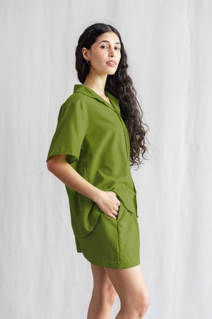 Bio-Baumwoll Shirt Neha Basilikum from Jyoti - Fair Works
