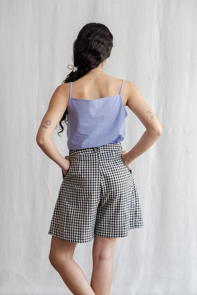 Bio-Baumwoll Shorts Kamala Kariert from Jyoti - Fair Works