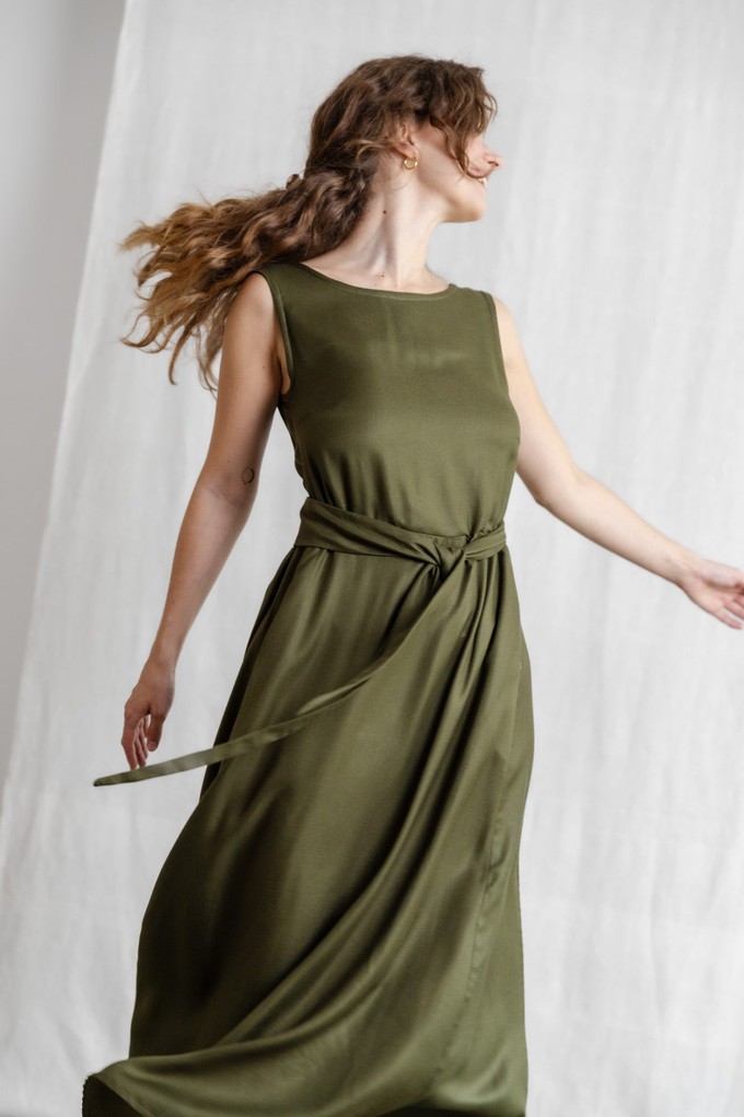Modal Kleid Khushi Khaki from Jyoti - Fair Works