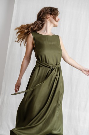 Modal Kleid Khushi Khaki from Jyoti - Fair Works