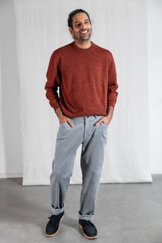 Bio-Baumwollcord Hose Prakrit Nebel via Jyoti - Fair Works