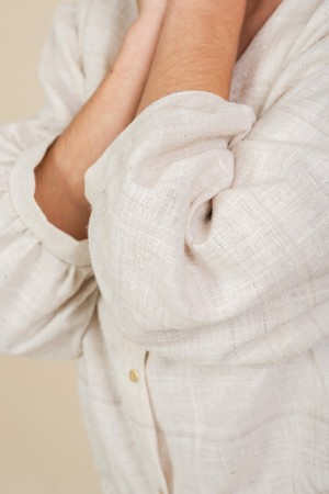 Peace-Silk Bluse Sahay Cremeweiß from Jyoti - Fair Works