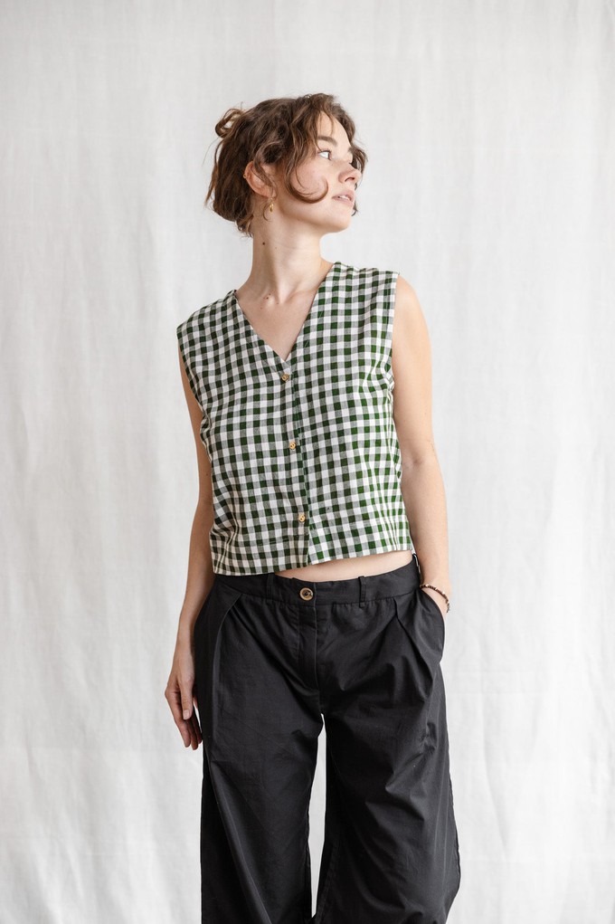 Baumwoll Top Chatania Checks from Jyoti - Fair Works