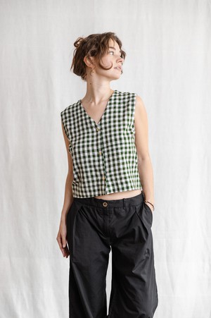 Baumwoll Top Chatania Checks from Jyoti - Fair Works