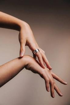 Ring Moota Silber via Jyoti - Fair Works