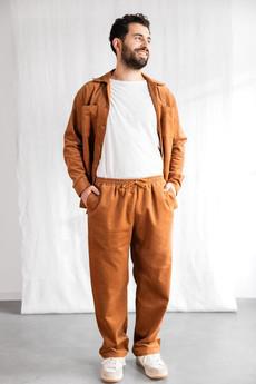 Bio-Baumwollcord Hose Jhan Zimt via Jyoti - Fair Works