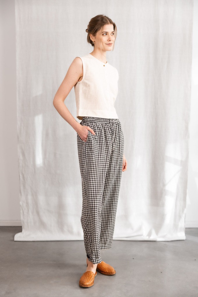 Bio-Baumwoll Hose Jhan Kariert from Jyoti - Fair Works