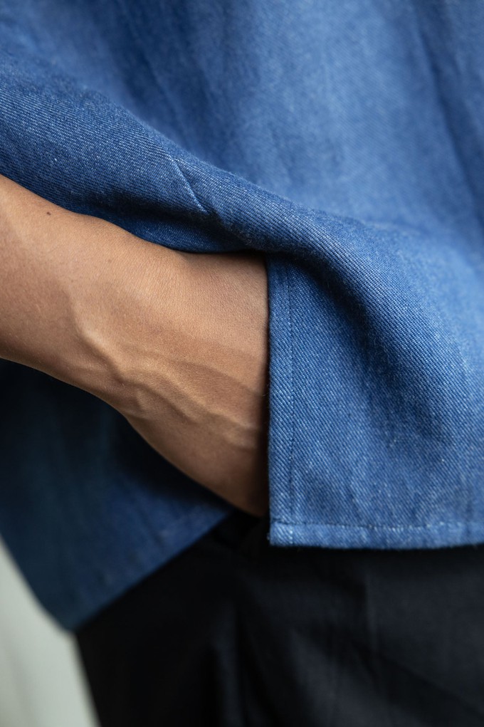Bio-Baumwoll Shirt Nehani Denim from Jyoti - Fair Works