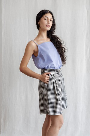 Bio-Baumwoll Shorts Kamalia Kariert from Jyoti - Fair Works