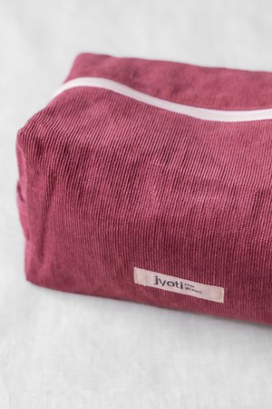Baumwoll Kulturtasche Phavvaara Altrosa from Jyoti - Fair Works