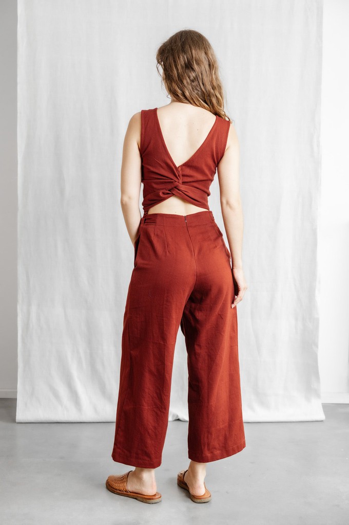 Bio-Baumwoll Jumpsuit Anusha Henna from Jyoti - Fair Works