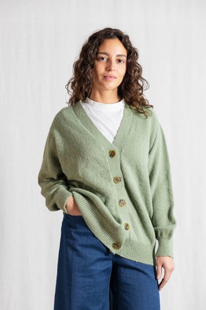 Baby-Alpaka Strickcardigan Iquitos Mint from Jyoti - Fair Works Baby-Alpaka Strickcardigan Iquitos Mint from Jyoti - Fair Works
