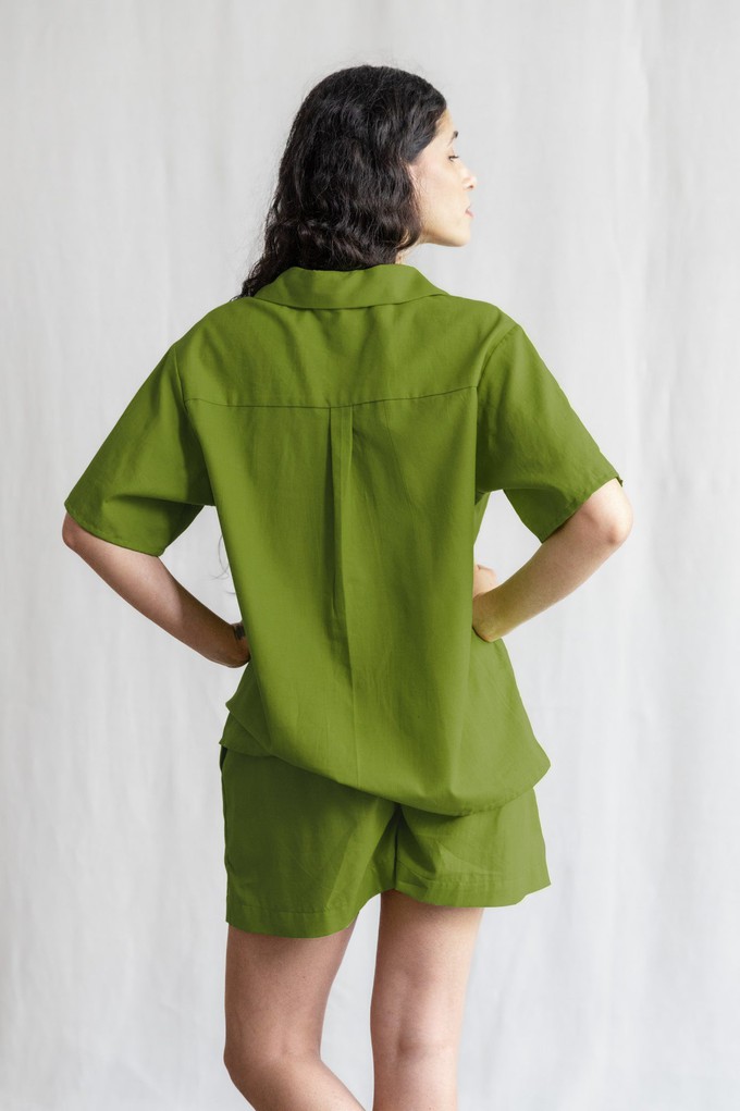 Bio-Baumwoll Shirt Nehani Basilikum from Jyoti - Fair Works