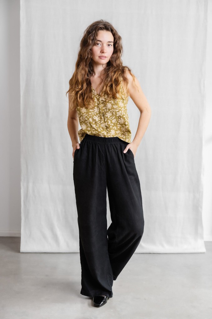 Hanf/Tencel Hose Jayan Schwarz from Jyoti - Fair Works