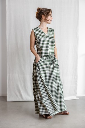 Baumwoll Maxirock Jharna Checks from Jyoti - Fair Works