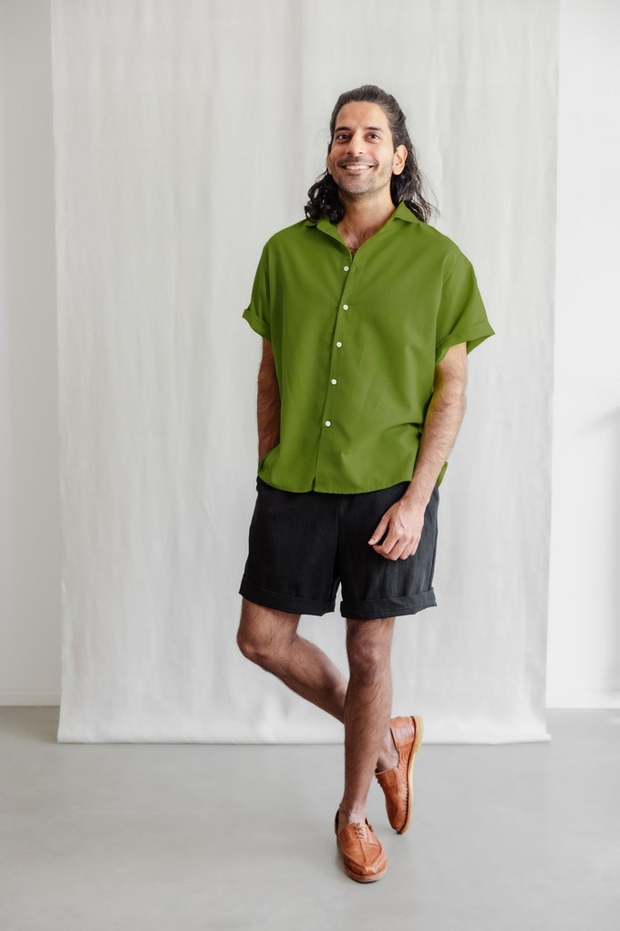 Bio-Baumwoll Shirt Neha Basilikum from Jyoti - Fair Works