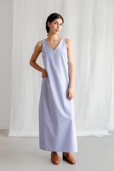 Bio-Baumwoll Midikleid Arohi Lila via Jyoti - Fair Works