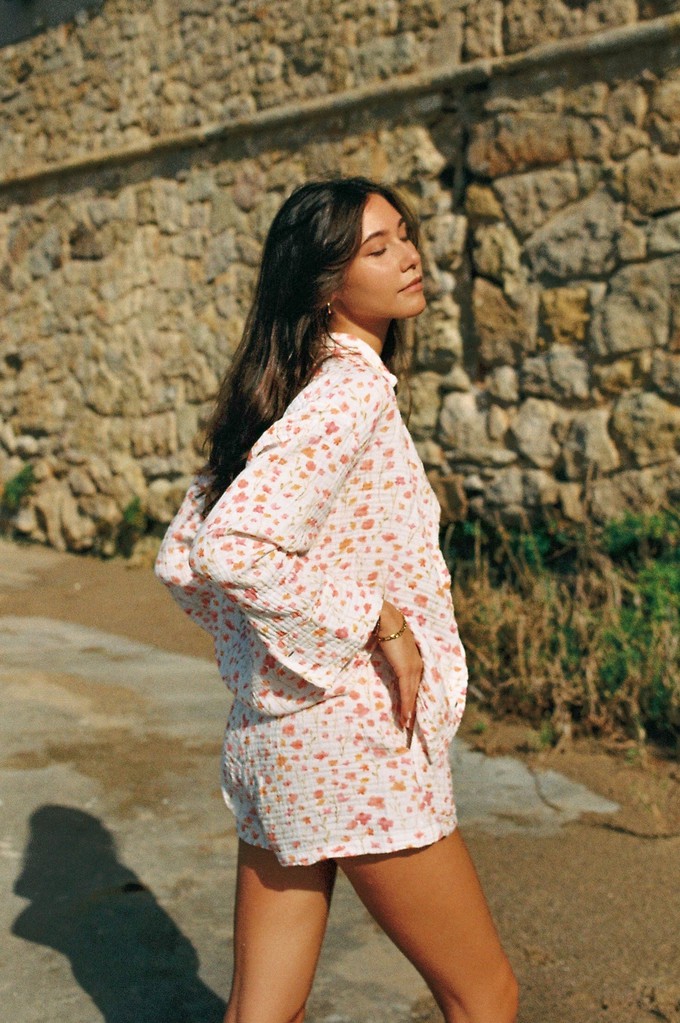 LOUISE Oversized Shirt Fleur from Kaly Ora