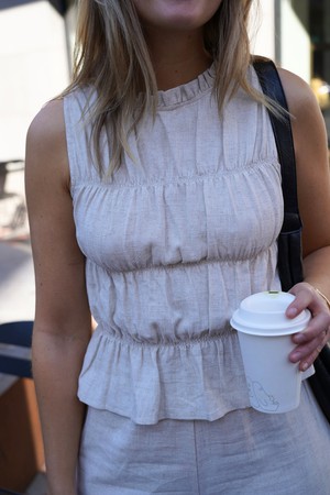 ROMY top Beige from Kaly Ora