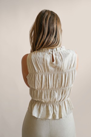 ROMY top Beige from Kaly Ora