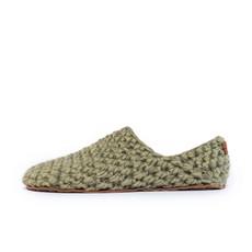 Winter Moss Wool Bamboo Slippers via Kingdom of Wow!