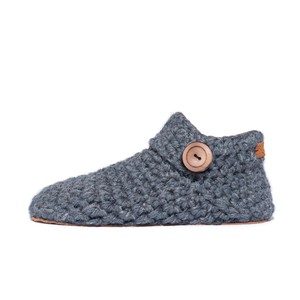 Charcoal Wool Bamboo Ankle Booties from Kingdom of Wow!