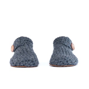 Charcoal Wool Bamboo Ankle Booties from Kingdom of Wow!