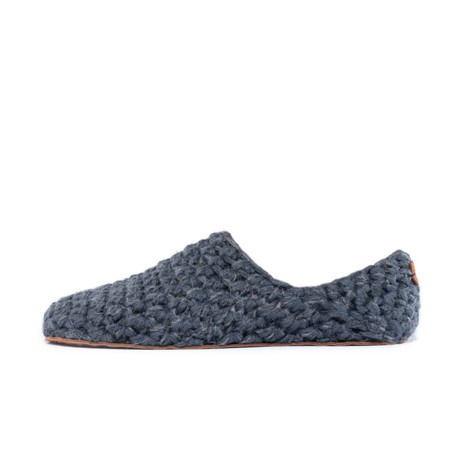 Charcoal Wool Bamboo Slippers from Kingdom of Wow!