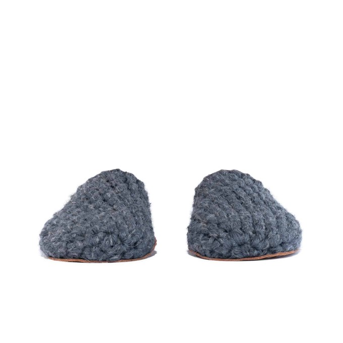 Charcoal Wool Bamboo Slippers from Kingdom of Wow!